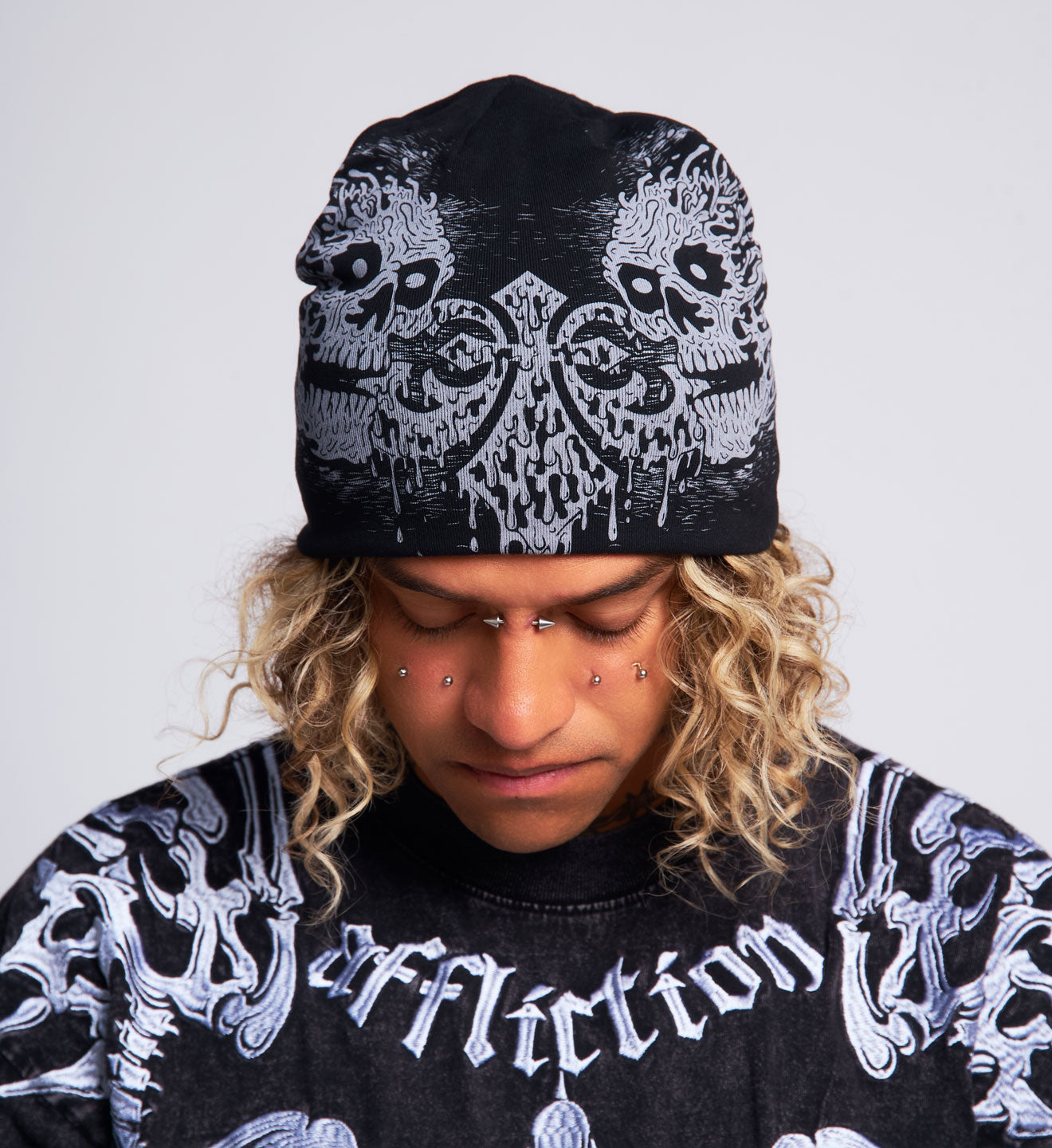 Liquid Death Skulls Rev. Beanie