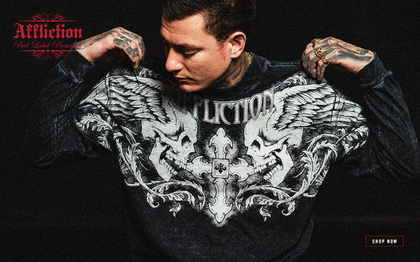Affliction Clothes Rack Affliction - Alternative Clothing, Unique Apparel, Edgy Style