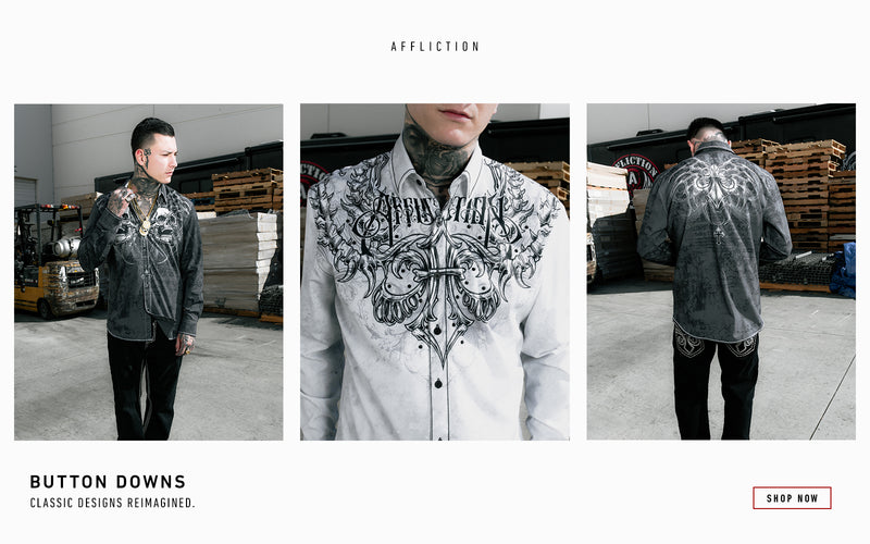 Affliction Model Affliction - Alternative Clothing, Unique Apparel, Edgy Style