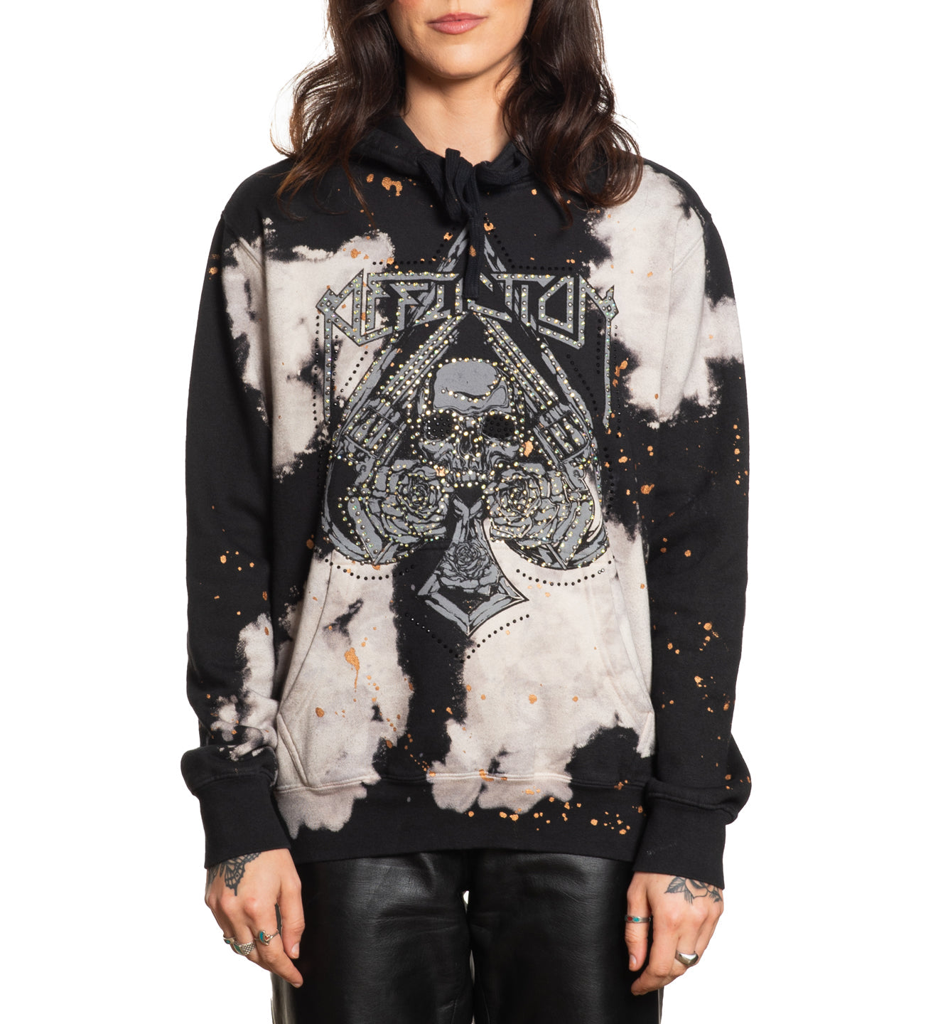 Womens Hooded Sweatshirts - Hollow Point