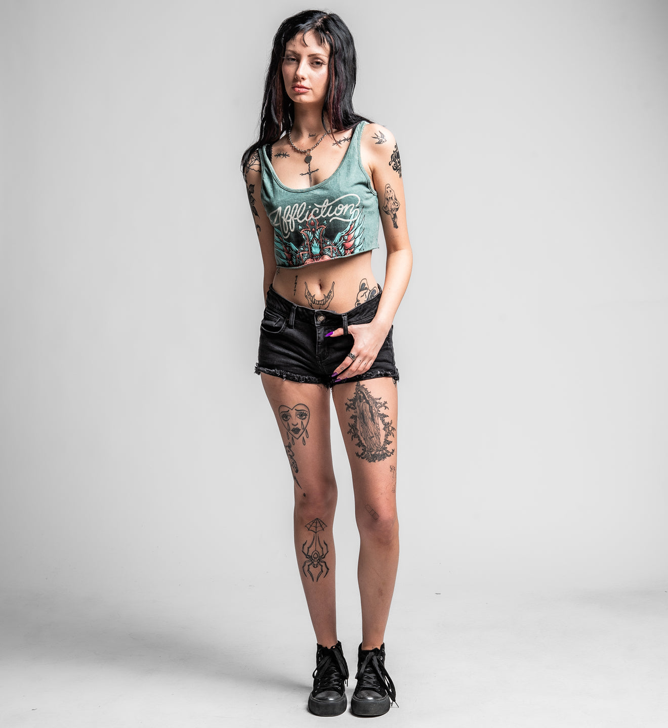 Rosary Cropped Tank