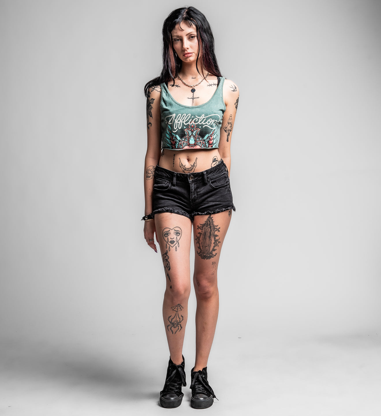 Rosary Cropped Tank
