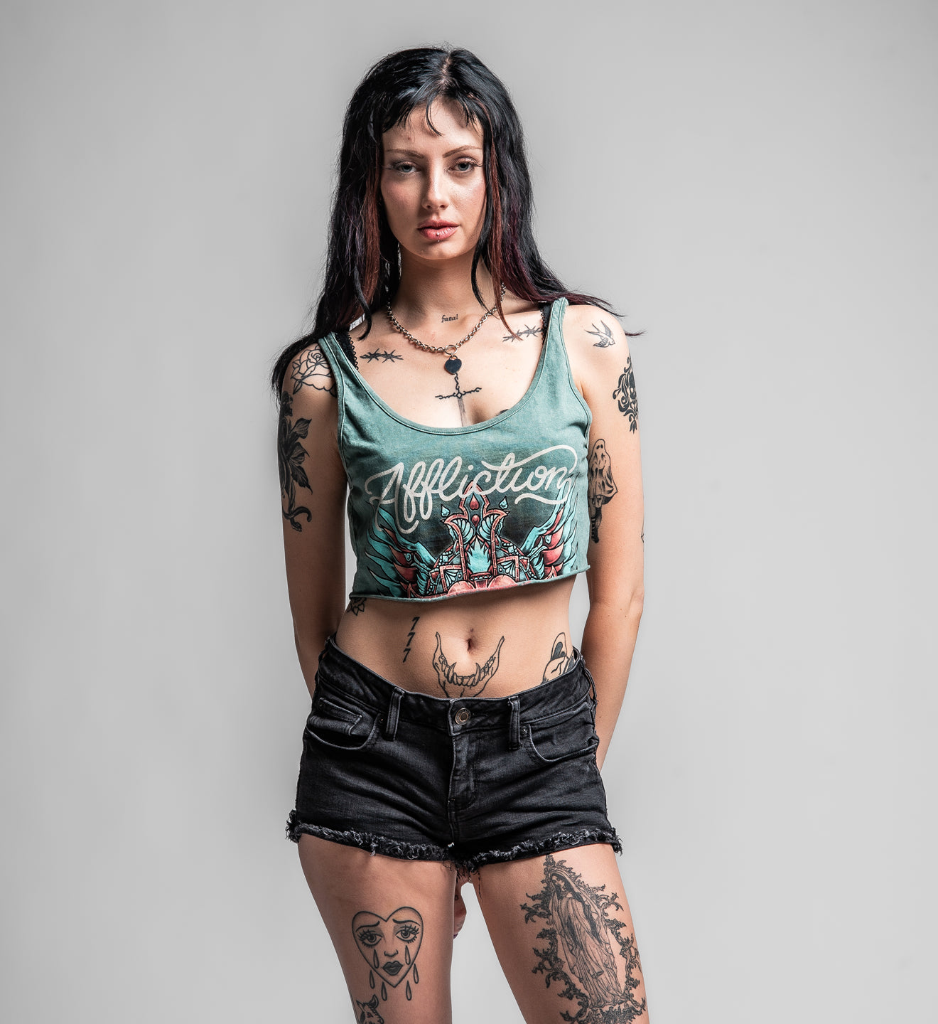 Rosary Cropped Tank
