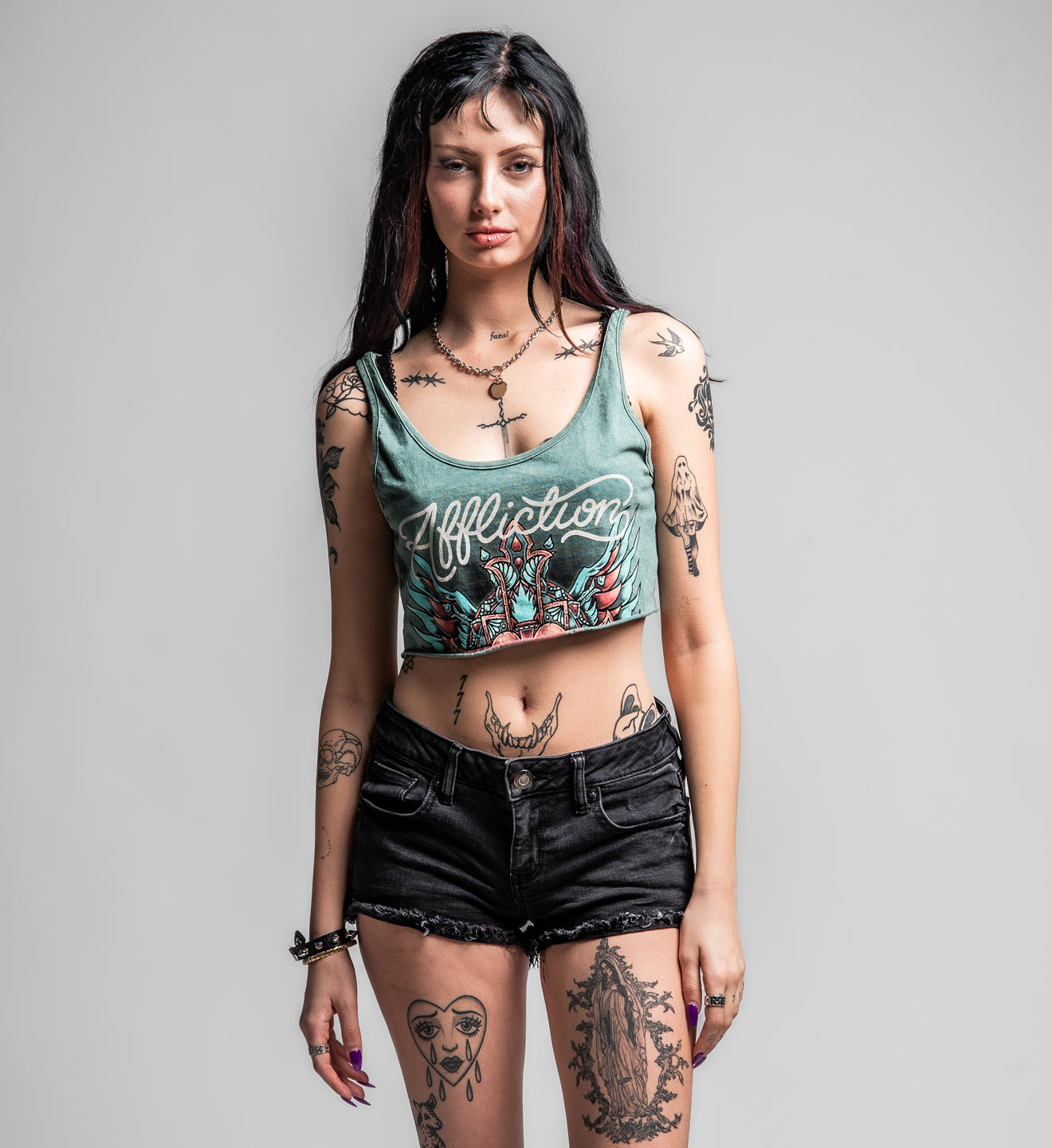 Rosary Cropped Tank