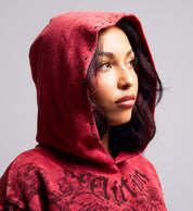 Angels Crop Hoodie