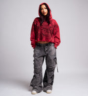 Angels Crop Hoodie