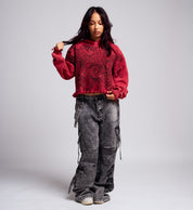 Angels Crop Hoodie