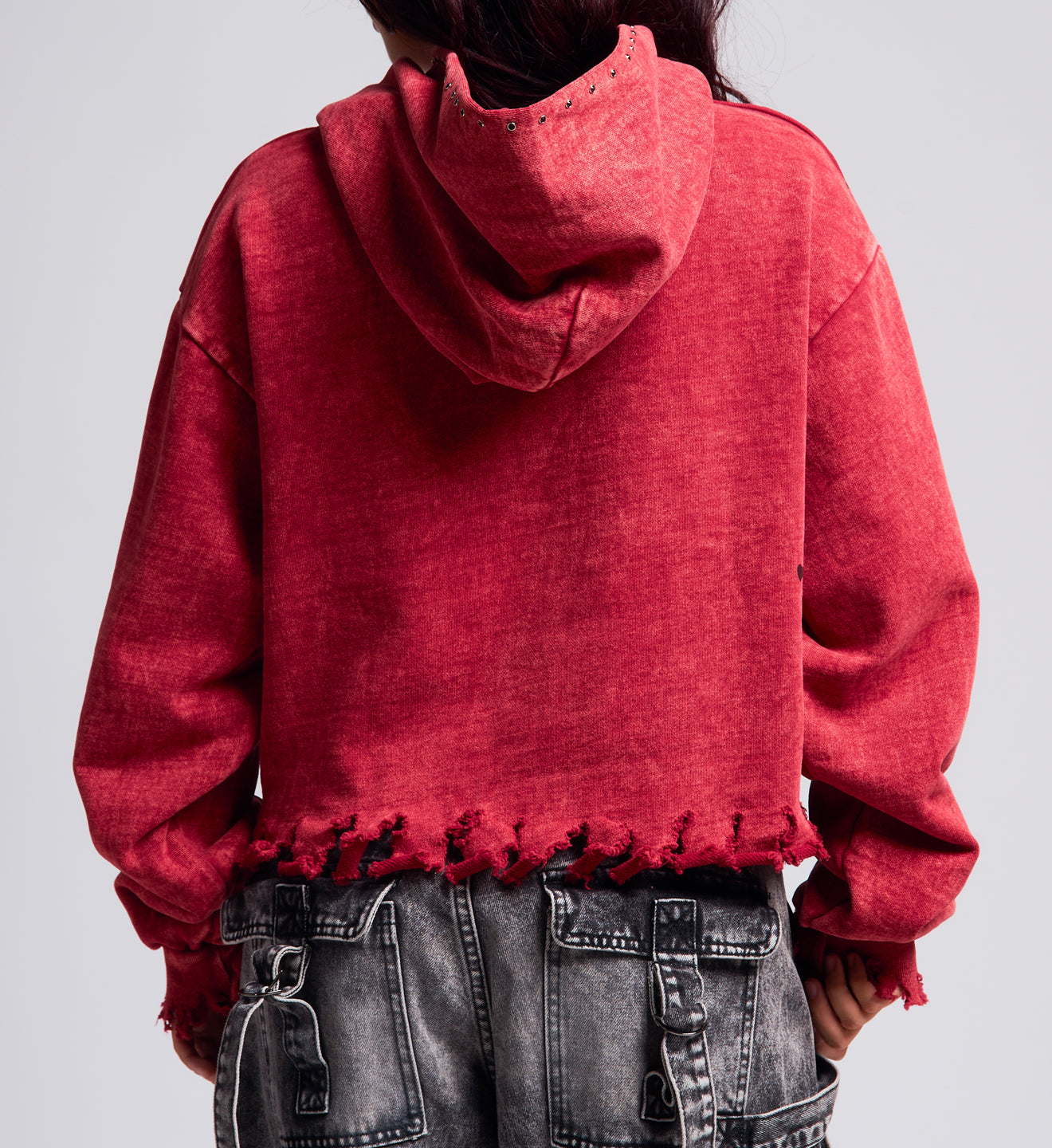 Angels Crop Hoodie