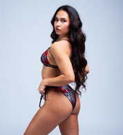 Crimson Temple Bikini Top