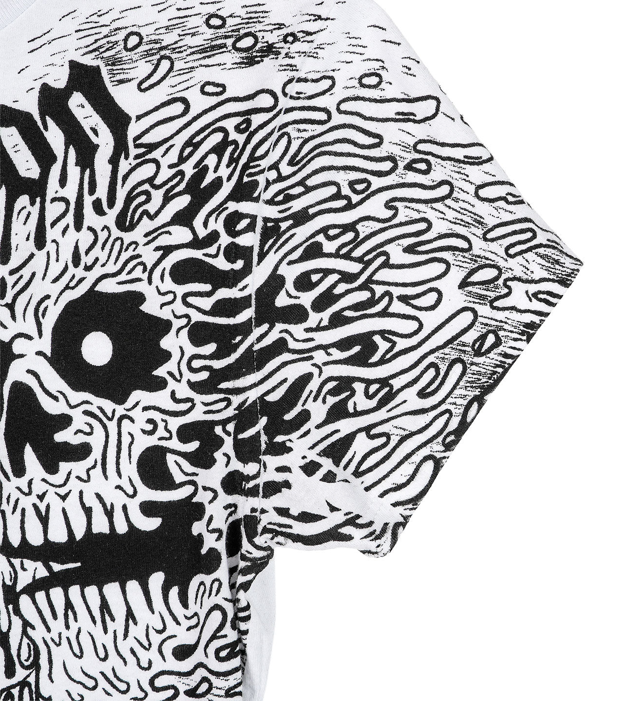 Liquid Death Skulls Baby Tee