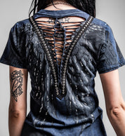 Age Of Winter Short Sleeve V Neck