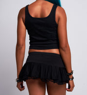 Flaming Dragon Lace Up Tank