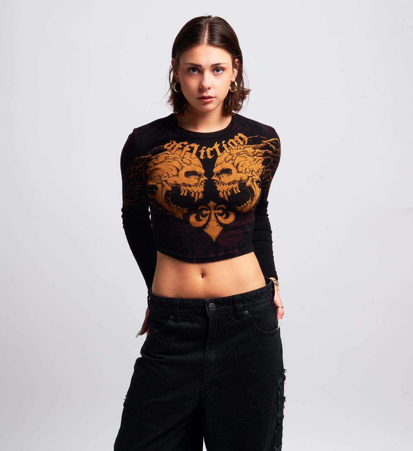 Screaming Roots Ls Crop Thermal