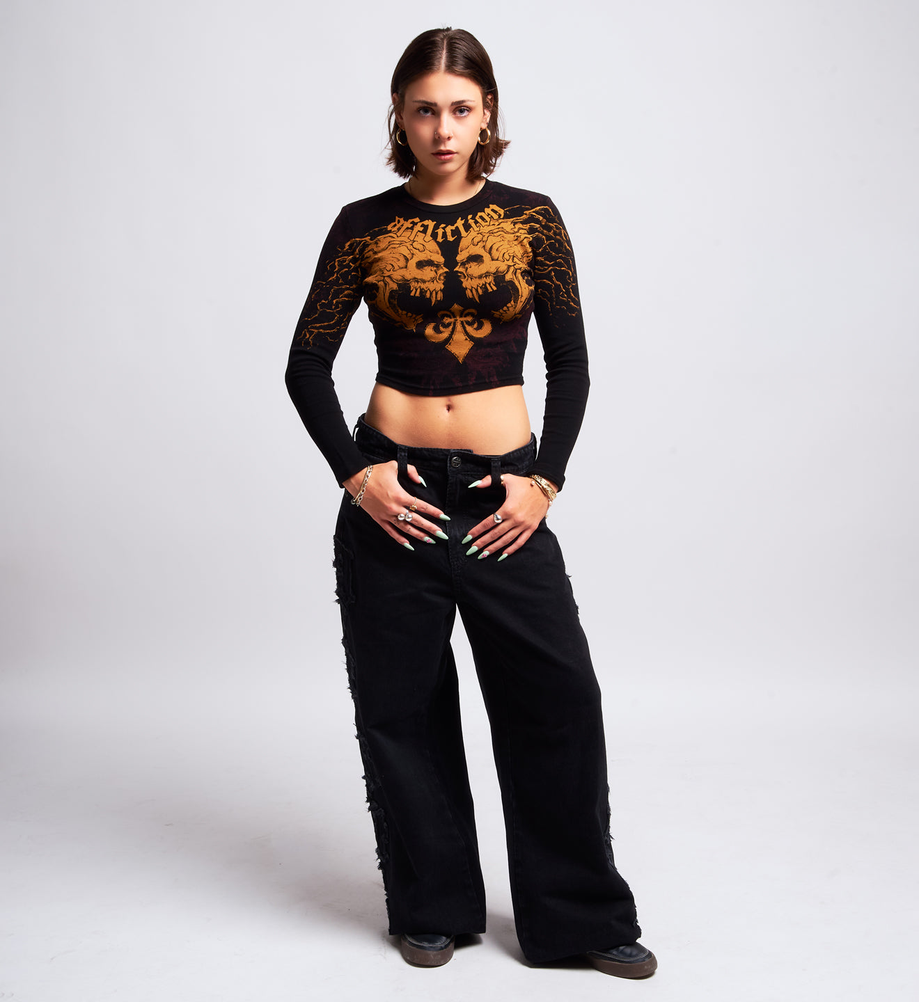 Screaming Roots Ls Crop Thermal