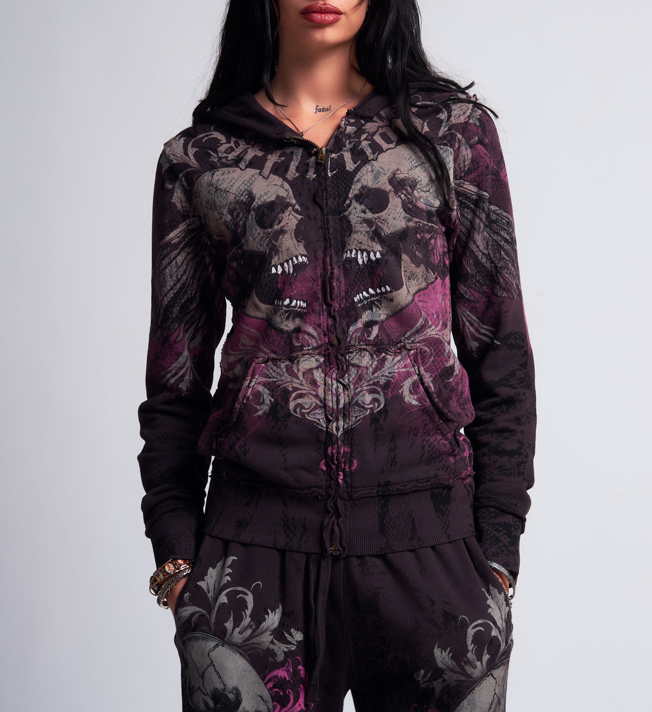 Bleak Portrait Ovrszd Zip Hood