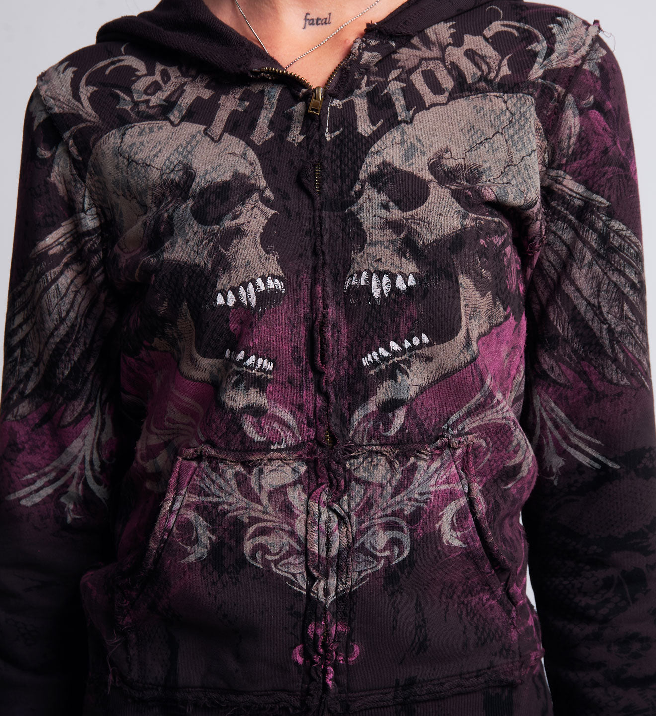 Bleak Portrait Ovrszd Zip Hood