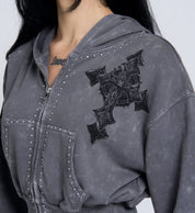 Stone Grail Zip Hood