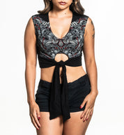 Crimson Wasteland Deep V Top