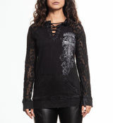 Jasmine Lace Up Hoodie