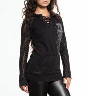 Jasmine Lace Up Hoodie