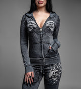 Collapse Burnout Zip Hoodie