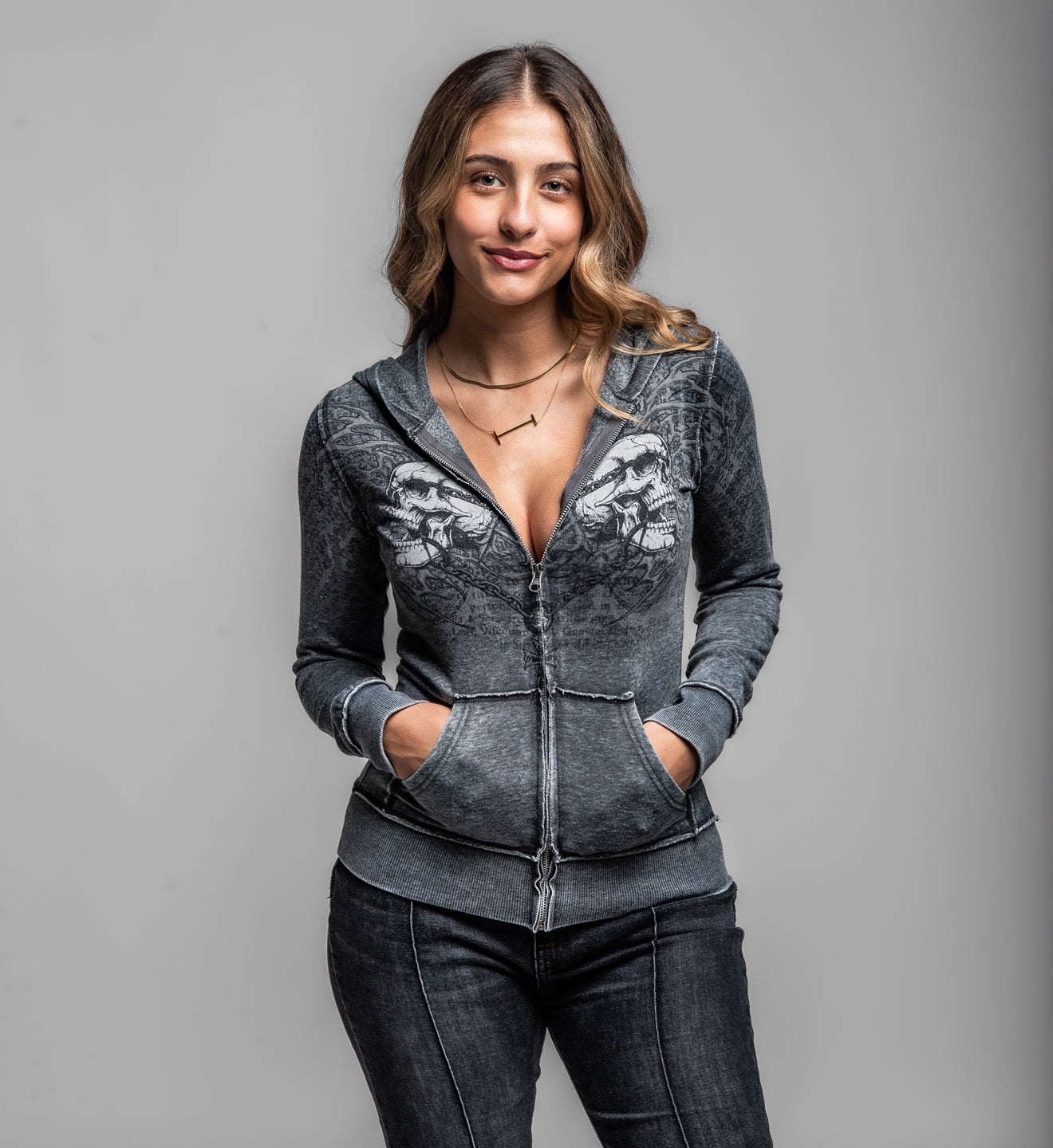 Collapse Burnout Zip Hoodie