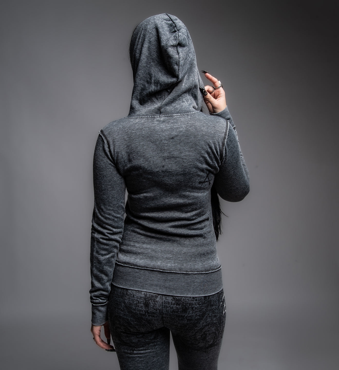 Collapse Burnout Zip Hoodie