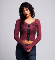 Winged Up LS Top