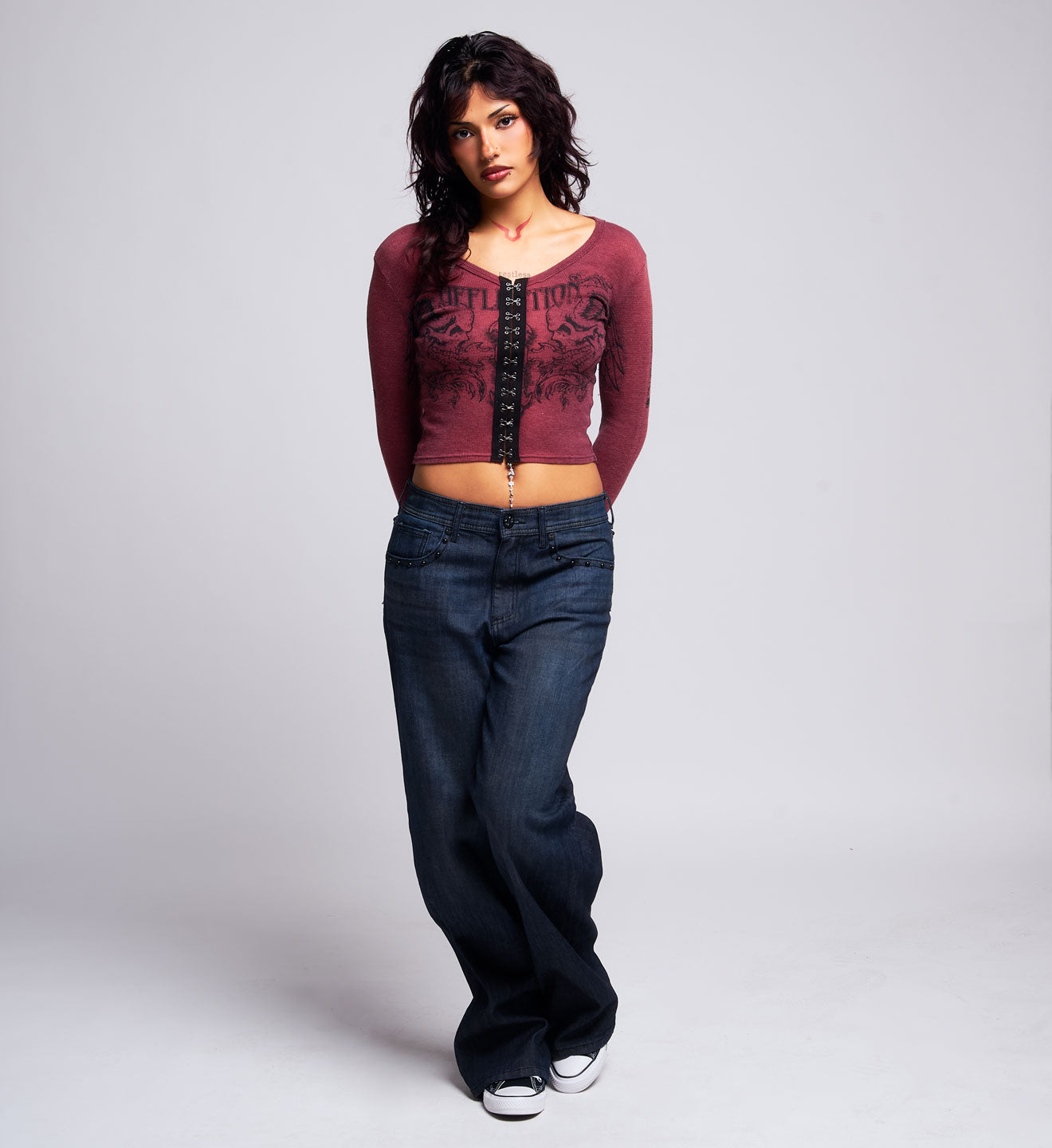 Winged Up LS Top