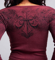 Winged Up LS Top