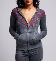 Skeleton Zip Hood