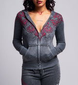 Skeleton Zip Hood