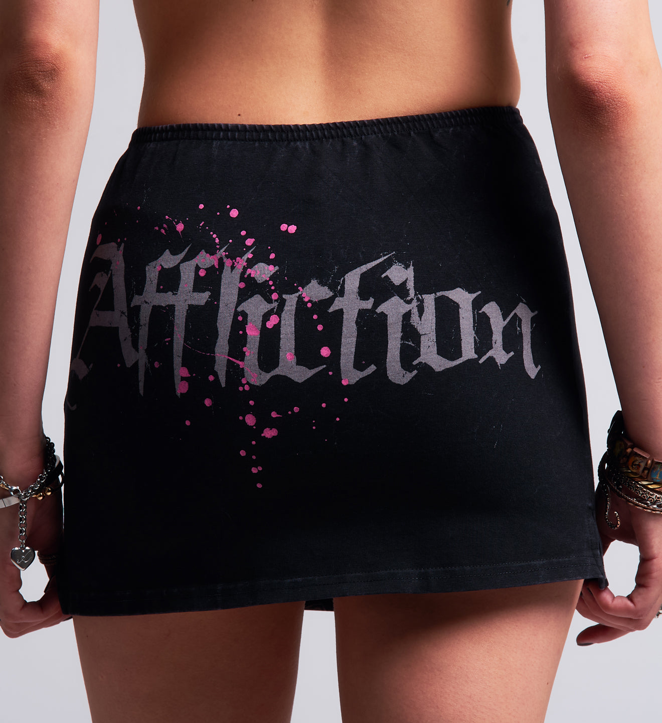 Cross Micro Mini Skirt