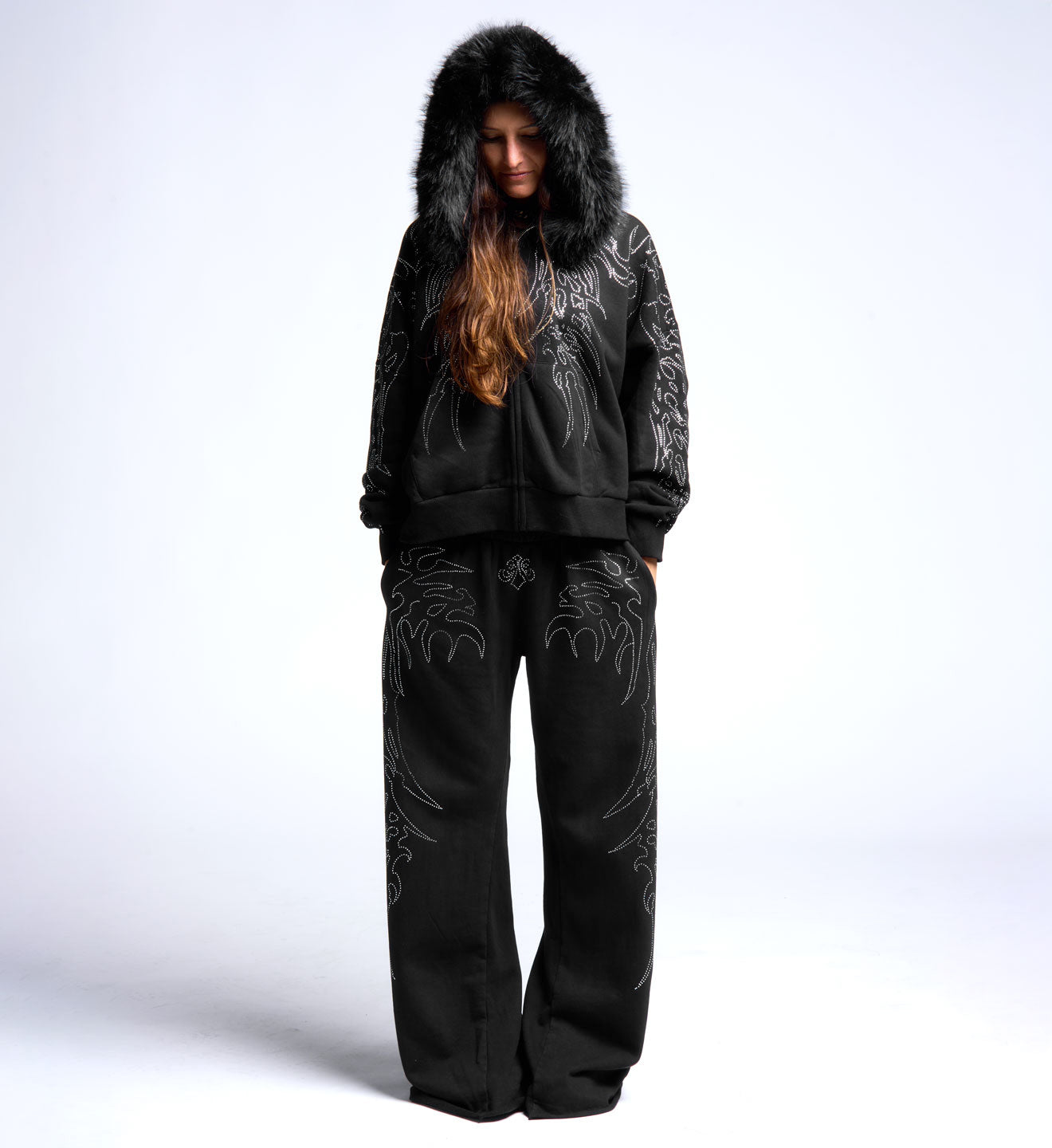 Skeleton Oversized Boxy Hood