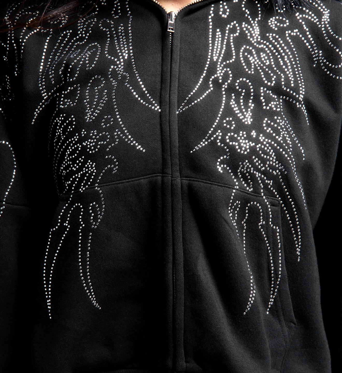 Skeleton Oversized Boxy Hood