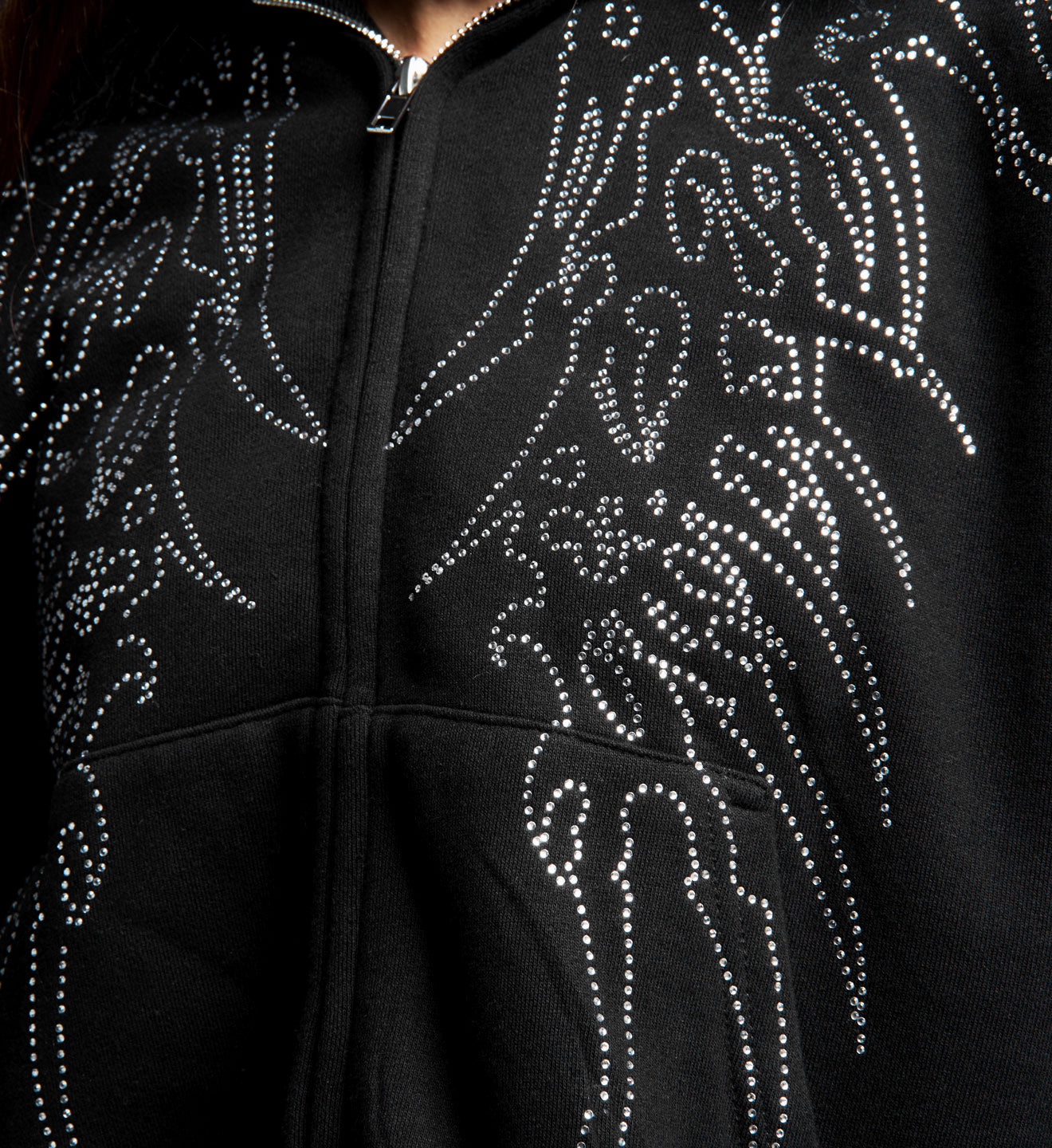 Skeleton Oversized Boxy Hood