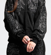 Skeleton Oversized Boxy Hood