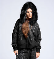 Skeleton Oversized Boxy Hood