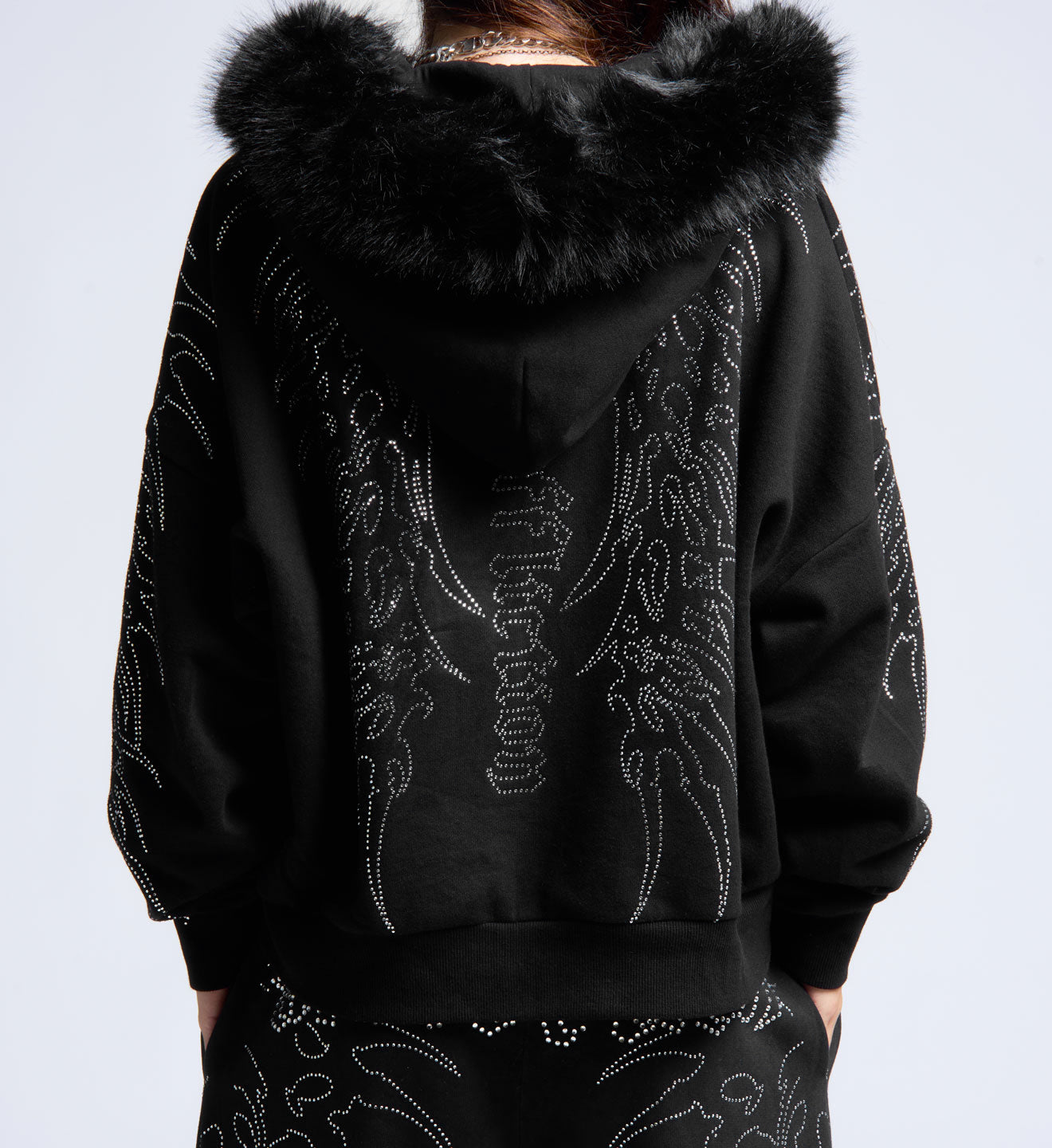 Skeleton Oversized Boxy Hood