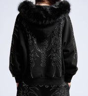 Skeleton Oversized Boxy Hood