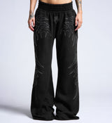 Skeleton Wide Leg Sweatpant