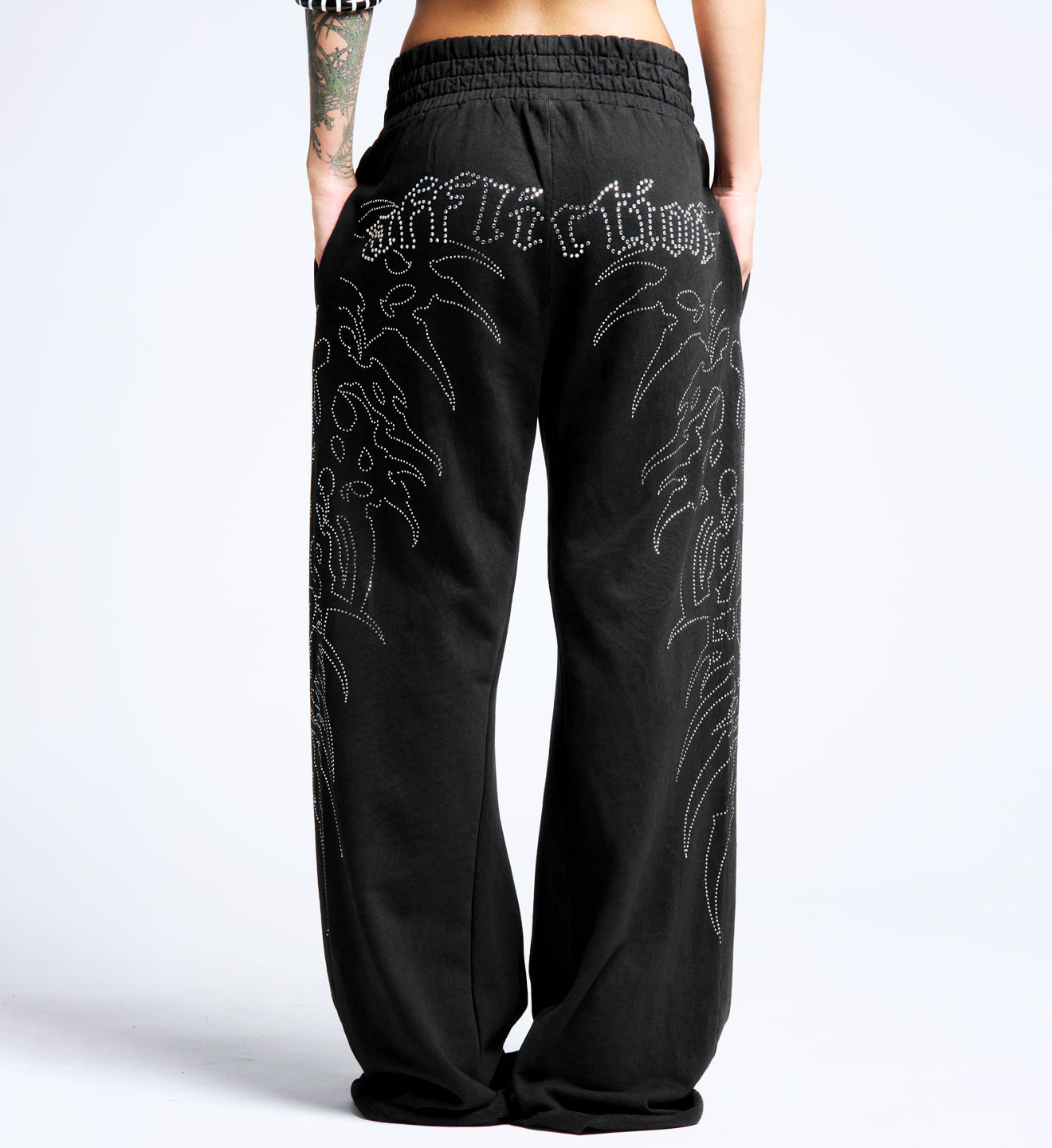 Skeleton Wide Leg Sweatpant