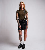 Crossed Baby Tee