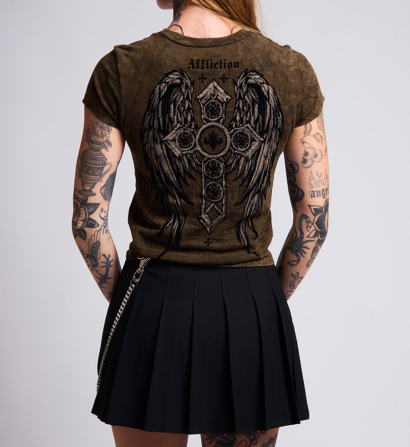 Crossed Baby Tee