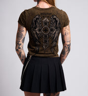 Crossed Baby Tee
