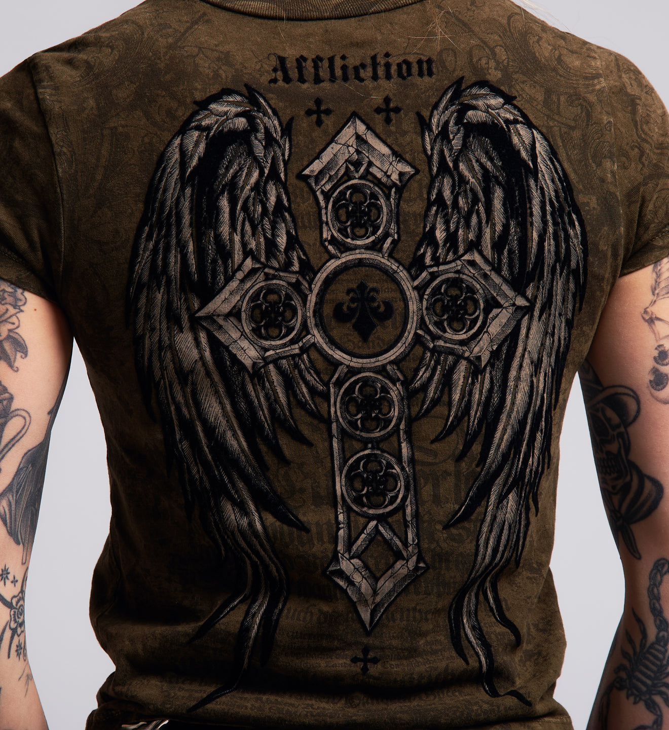 Crossed Baby Tee