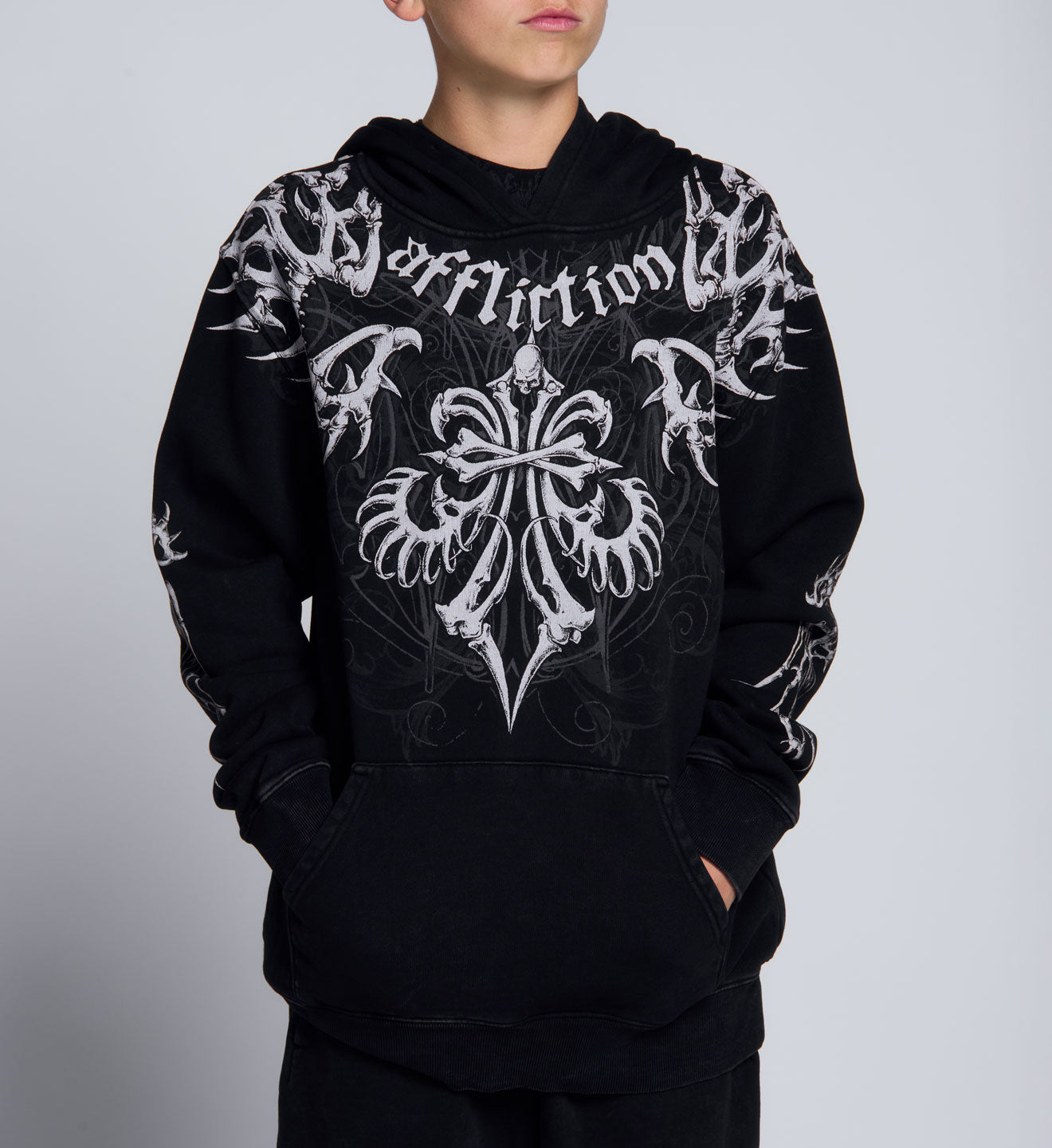 Youth Skeleton Po Hood