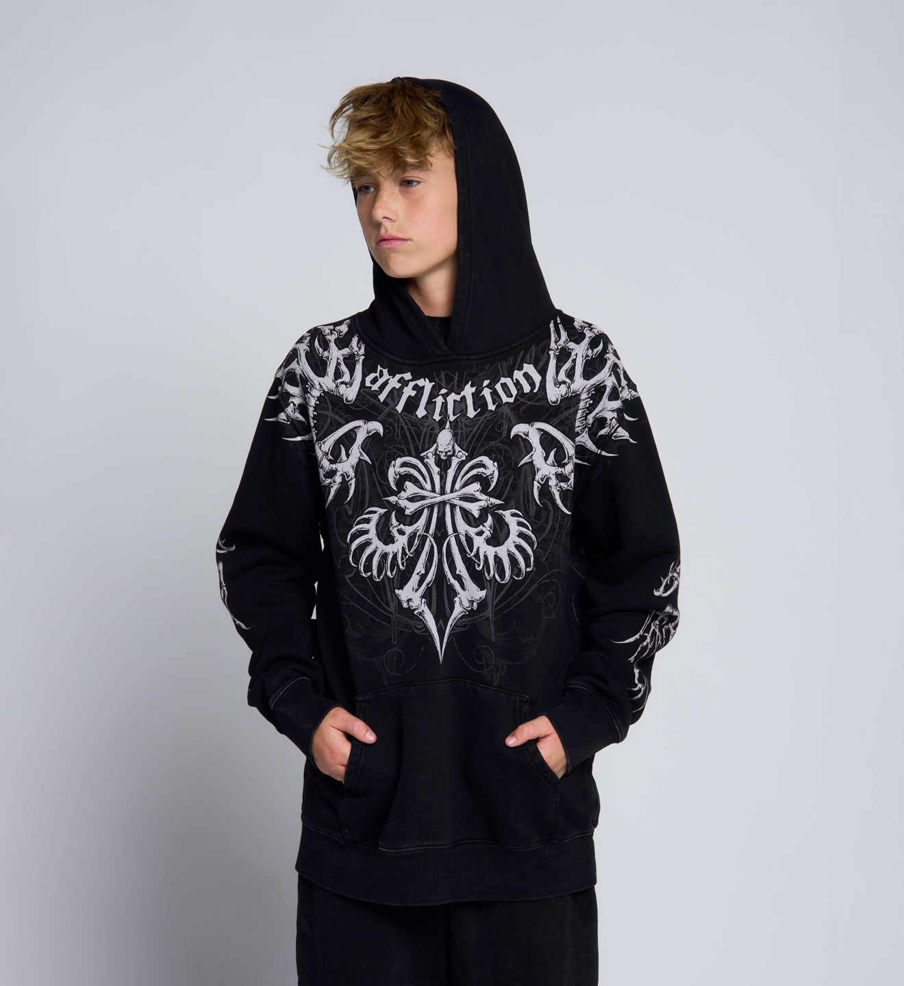 Youth Skeleton Po Hood