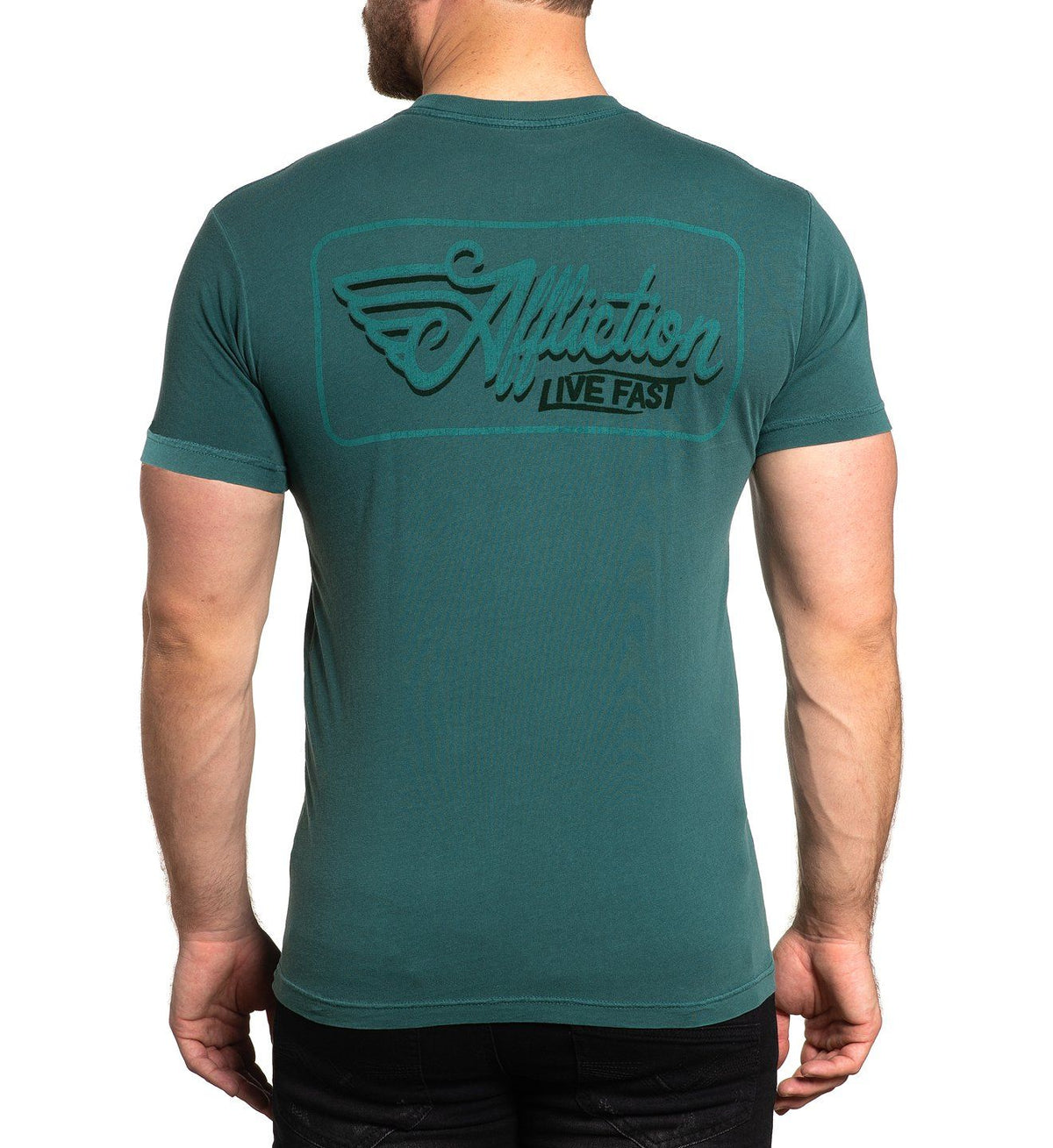 A Live Fast Green - Affliction Clothing