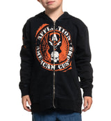Ac Flag Zip Hood-Youth